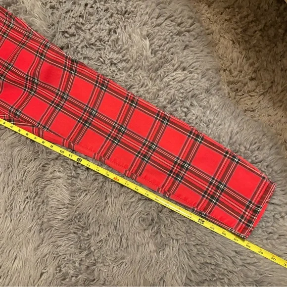 Wild Fable Red Casual Pants Tartan Style - Picture 11 of 11